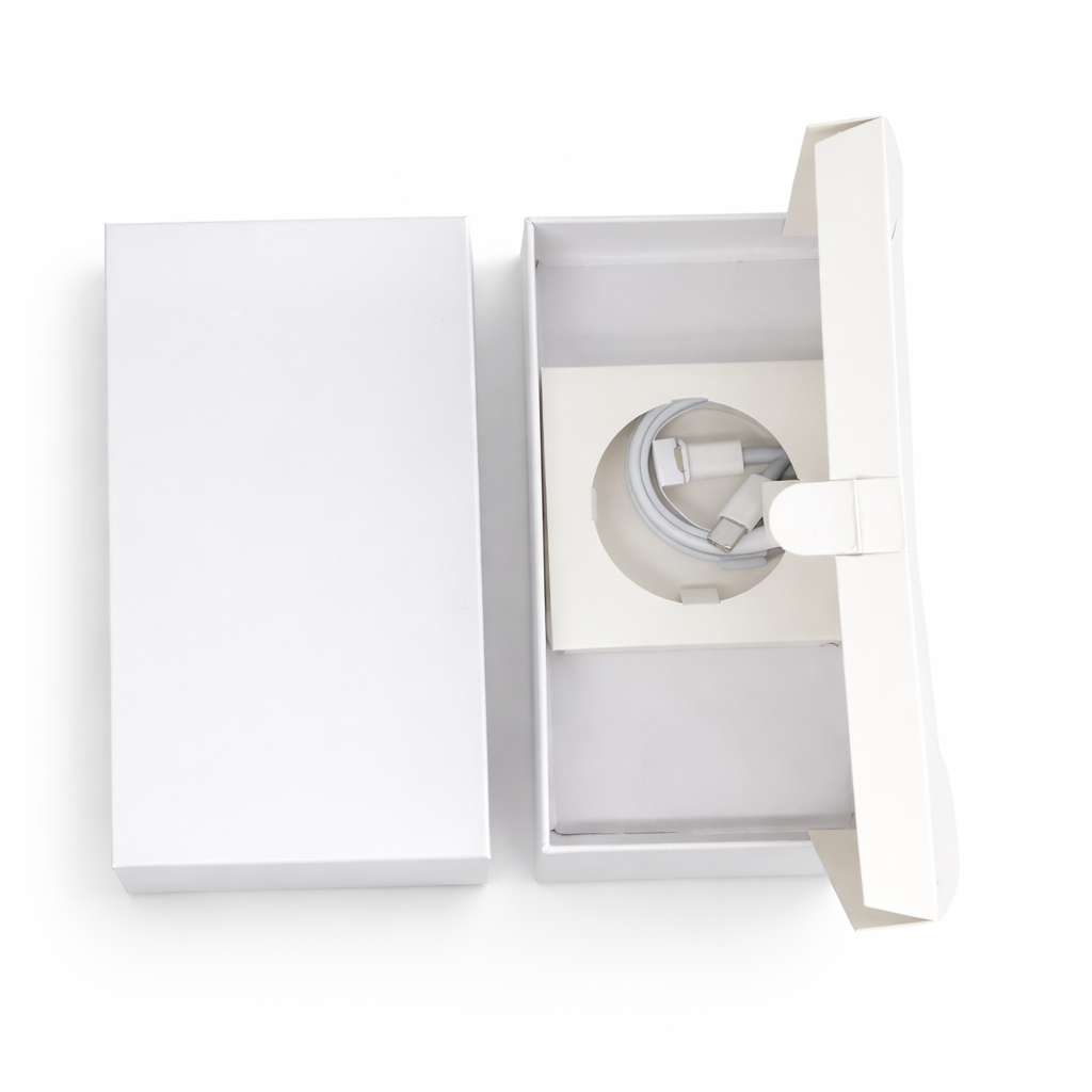 Hard Slim White With Cable