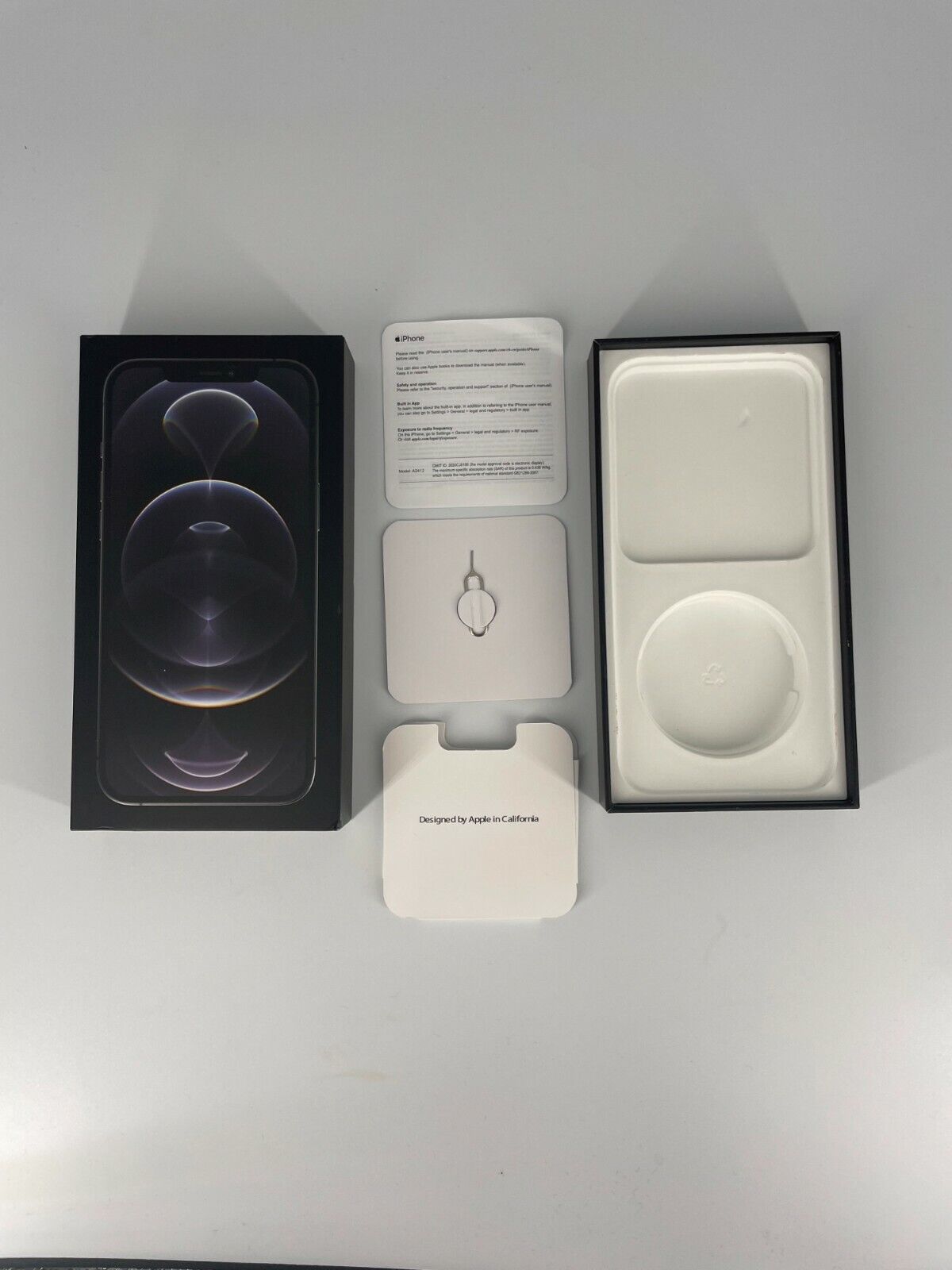 Apple iPhone 12 Pro Empty Box With Manual