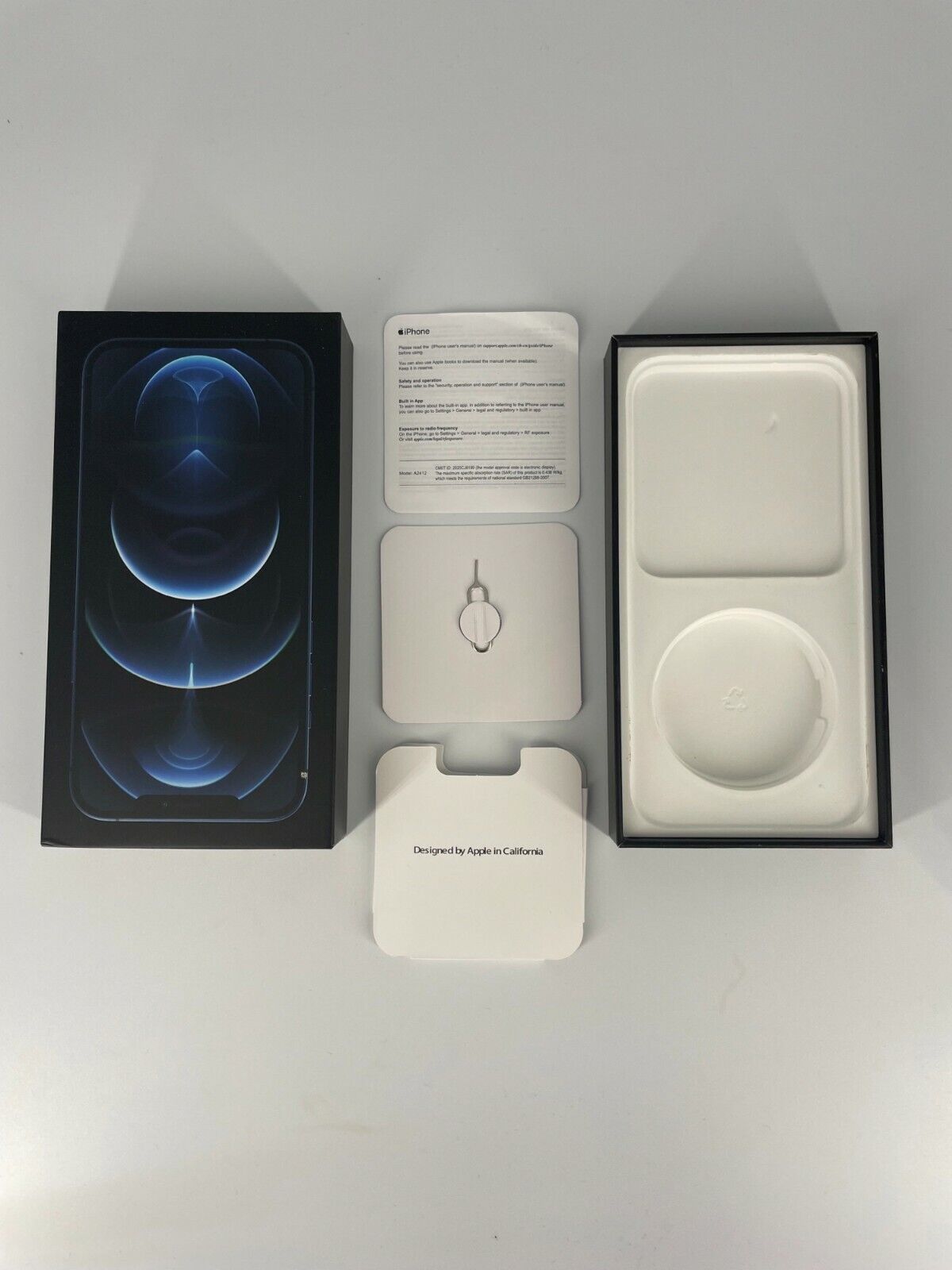 Apple iPhone 12 Pro Max Empty Box With Manual