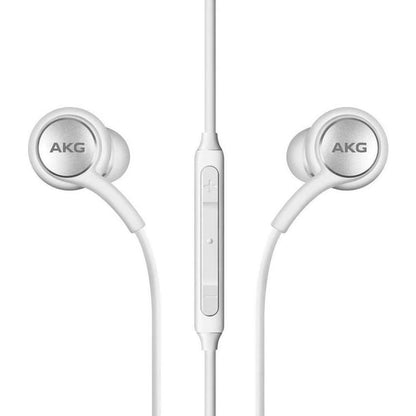 Premium White Wired Earbud Stereo In-Ear Headphones with in-line Remote & Microphone Compatible with Samsung Galaxy S5 Active