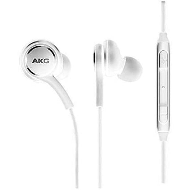 Premium White Wired Earbud Stereo In-Ear Headphones with in-line Remote & Microphone Compatible with Samsung Galaxy S5 Active