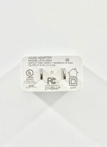 Ztronix 2 AMP Wall Charger White